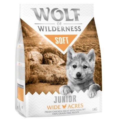 5kg Wolf of Wilderness Junior "Soft - Wide Acres" - csirke száraz kutyatáp - Kisállat kiegészítők webáruház - állateledelek