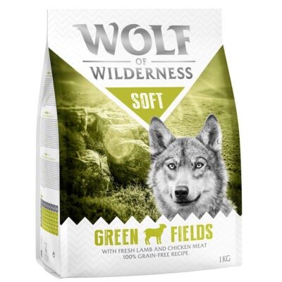 5kg Wolf of Wilderness 'Soft - Green Fields' - bárány száraz kutyatáp - Kisállat kiegészítők webáruház - állateledelek