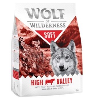 5kg Wolf of Wilderness 'Soft - High Valley' - marha száraz kutyatáp - Kisállat kiegészítők webáruház - állateledelek