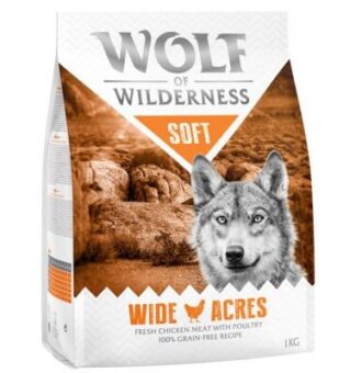 5kg Wolf of Wilderness 'Soft - Wide Acres' - csirke száraz kutyatáp - Kisállat kiegészítők webáruház - állateledelek
