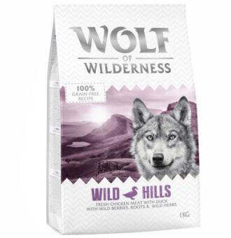 5kg Wolf of Wilderness 'Wild Hills' - kacsa Adult száraz kutyatáp - Kisállat kiegészítők webáruház - állateledelek