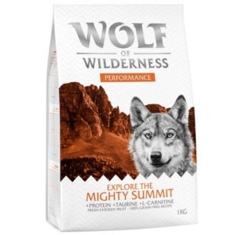 5x1kg Wolf of Wilderness "Explore The Mighty Summit" - Performance száraz kutyatáp - Kisállat kiegészítők webáruház - állateledelek