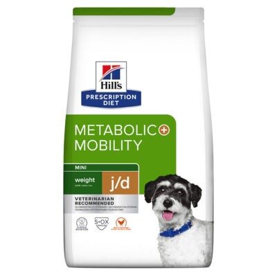 2x6 kg Hill's Prescription Diet Metabolic + Mobility Weight Management Mini száraz kutyatáp - Kisállat kiegészítők webáruház - állateledelek