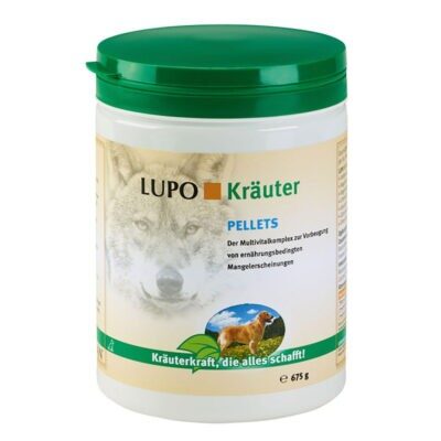 2x675g LUPO gyógynövényes pelletek kutyáknak - Kisállat kiegészítők webáruház - állateledelek