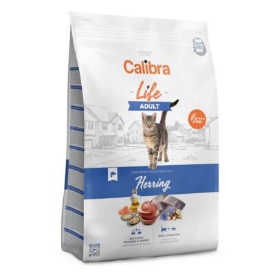 2x6kg Calibra Cat Life Adult hering száraz macskatáp - Kisállat kiegészítők webáruház - állateledelek