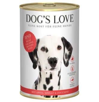 6x 400g Dog's Love Adult Marhahús nedves kutyaeledel - Kisállat kiegészítők webáruház - állateledelek