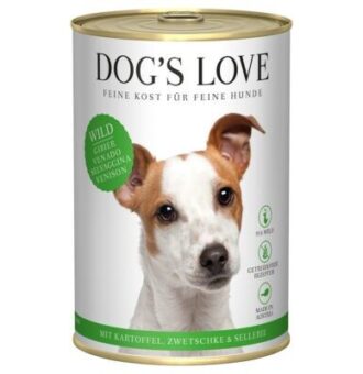 6x 400g Dog's Love Adult Wild nedves kutyatáp - Kisállat kiegészítők webáruház - állateledelek