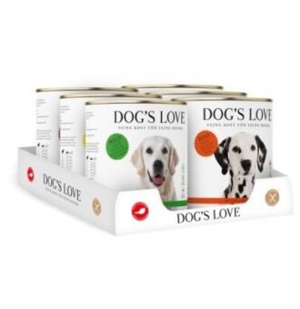 6x 800g Dog's Love Adult Mix (6 fajta) nedves kutyaeledel (6 fajta) - Kisállat kiegészítők webáruház - állateledelek