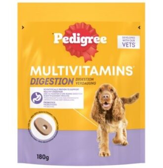 6x180g Pedigree multivitamin emésztés kutyasnack - Kisállat kiegészítők webáruház - állateledelek