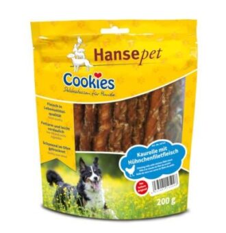 6x200g Cookie’s Delikatess rágótekercs kutyáknak csirkefilé-csíkokka - Kisállat kiegészítők webáruház - állateledelek