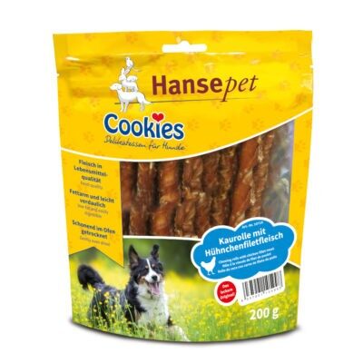 6x200g Cookie’s Delikatess rágótekercs kutyáknak csirkefilé-csíkokka - Kisállat kiegészítők webáruház - állateledelek