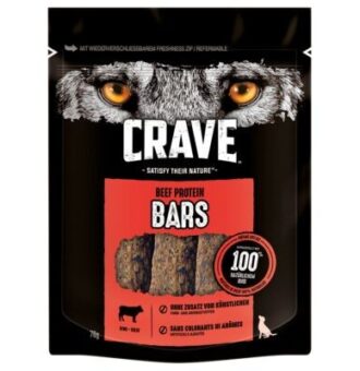 6x76g Crave Protein Bars csirke kutyasnack - Kisállat kiegészítők webáruház - állateledelek