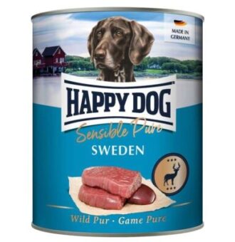12x800g Happy Dog Sensible Pure - Sweden (vad pur)nedves kutyaeledel - Kisállat kiegészítők webáruház - állateledelek