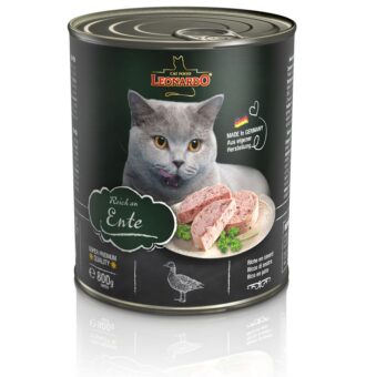 24x800g Leonardo All Meat Kacsa nedves macskatáp - Kisállat kiegészítők webáruház - állateledelek