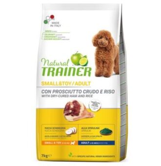 2x7kg Natural Trainer Small & Toy Adult sonka & rizs száraz kutyatáp - Kisállat kiegészítők webáruház - állateledelek