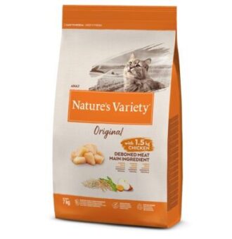 2x7kg Nature's Variety Original csirke száraz macskatáp - Kisállat kiegészítők webáruház - állateledelek