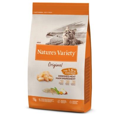 2x7kg Nature's Variety Original csirke száraz macskatáp - Kisállat kiegészítők webáruház - állateledelek