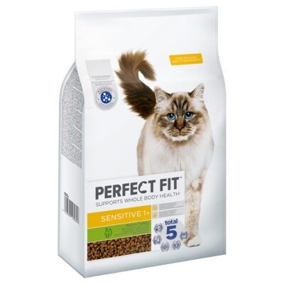 2x7kg Perfect Fit Sensitive 1+ pulyka száraz macskatáp - Kisállat kiegészítők webáruház - állateledelek