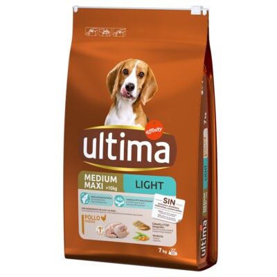2x7kg Ultima Medium / Maxi Light Adult csirke száraz kutyatáp - Kisállat kiegészítők webáruház - állateledelek