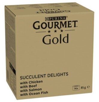 96x85g Gourmet Gold Gourmet Gold szaftos-finom csíkok csirke