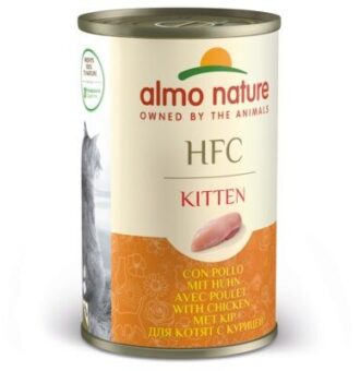 Almo Nature HFC gazdaságos csomag 12 x 140 g - Kitten: csirke - Kisállat kiegészítők webáruház - állateledelek