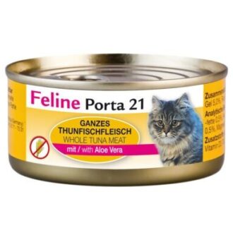 Feline Porta 21 gazdaságos csomag - 24 x 156 g - Tonhal & aloe vera - Kisállat kiegészítők webáruház - állateledelek