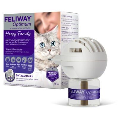 Feliway® Optimum Starter Set (párologtató + 48 ml-es üveg) macskáknak - Kisállat kiegészítők webáruház - állateledelek