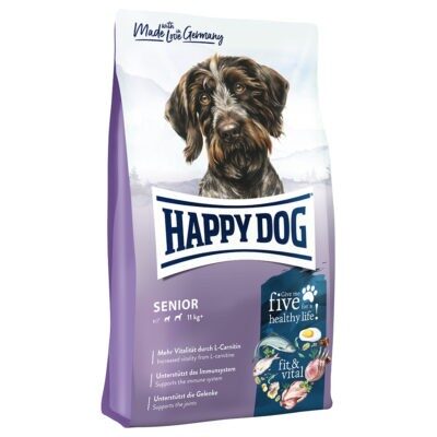 12kg Happy Dog Supreme fit & vital Senior száraz kutyatáp - Kisállat kiegészítők webáruház - állateledelek