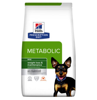 2x9kg Hill's Prescription Diet Canine Metabolic Mini száraz kutyatáp - Kisállat kiegészítők webáruház - állateledelek