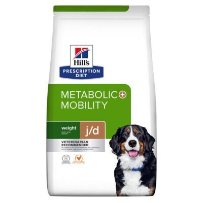 2x4kg Hill's Prescription Diet Metabolic+Mobility Weight+Joint Care száraz kutyatáp - Kisállat kiegészítők webáruház - állateledelek