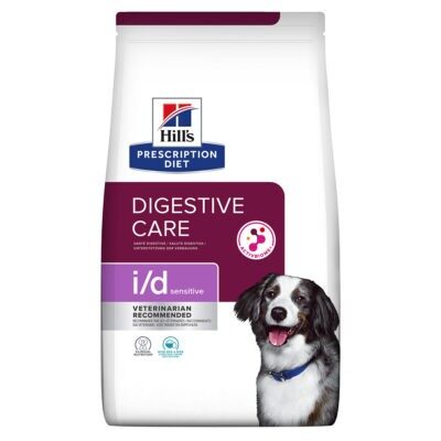 2x4kg Hill´s Prescription Diet Canine i/d Digestive Care Sensitive száraz kutyatáp - Kisállat kiegészítők webáruház - állateledelek