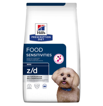 2x6kg Hill's Prescription Diet Canine z/d Skin/Food Sensivities Mini száraz kutyatáp - Kisállat kiegészítők webáruház - állateledelek