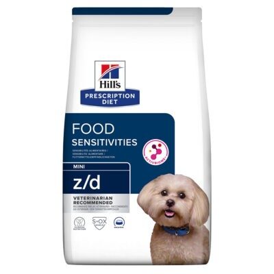 2x6kg Hill's Prescription Diet Canine z/d Skin/Food Sensivities Mini száraz kutyatáp - Kisállat kiegészítők webáruház - állateledelek