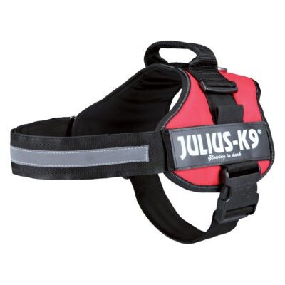 JULIUS-K9® powerhám piros kutyahám Méret 58 - 76 cm - Kisállat kiegészítők webáruház - állateledelek