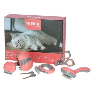 Kerbl Pet 7 részes ápolószett macskáknak