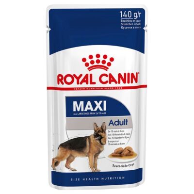 20x140g Royal Canin Maxi Adult szószban nedves kutyatáp - Kisállat kiegészítők webáruház - állateledelek