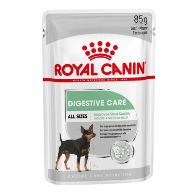 Kiegészítés a száraztáphoz: 24x85g Royal Canin CCN Digestive Care Wet  nedves kutyatáp - Kisállat kiegészítők webáruház - állateledelek