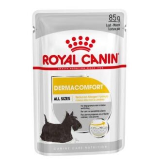24x85g Royal Canin Dermacomfort Mousse nedves kutyatáp - Kisállat kiegészítők webáruház - állateledelek