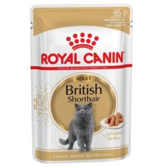 24x85g Royal Canin British Shorthair Adult szószban nedves macskatáp - Kisállat kiegészítők webáruház - állateledelek