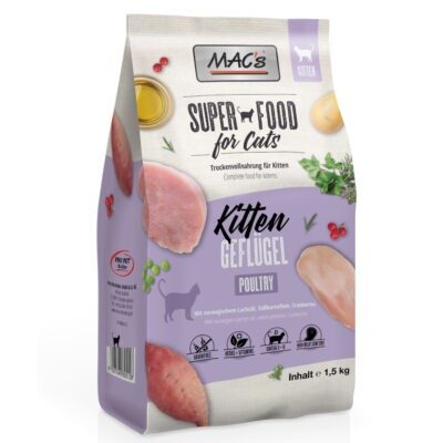 MAC's Superfood Cat Kitten - 2 x 1.5 kg - Kisállat kiegészítők webáruház - állateledelek