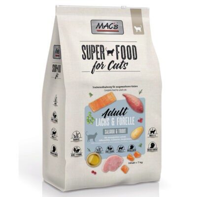 MAC's Superfood for Cats Adult lazac & pisztráng - 2 x 7 kg - Kisállat kiegészítők webáruház - állateledelek