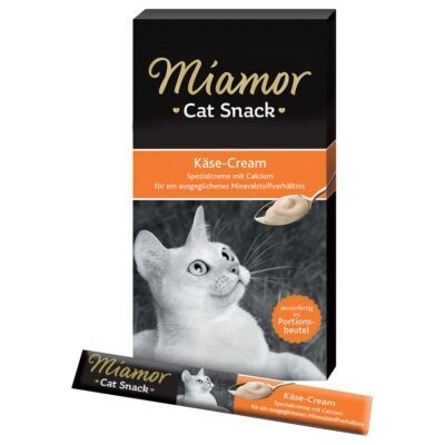 Miamor Cat Snack sajtkrém jutalomfalat macskáknak 55 x 15 g - Kisállat kiegészítők webáruház - állateledelek
