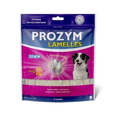 15db Prozym Canin Lamelles rágócsík kutyasnack - Közepes testű kutyáknak (15-25 kg) - Kisállat kiegészítők webáruház - állateledelek