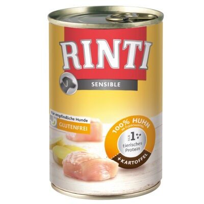 RINTI Sensible gazdaságos csomag 24 x 400 g - Csirke & burgonya - Kisállat kiegészítők webáruház - állateledelek