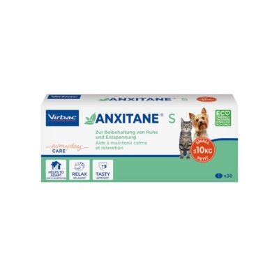 Virbac Anxitane S 30 tabletta - kutyáknak és macskáknak - Kisállat kiegészítők webáruház - állateledelek