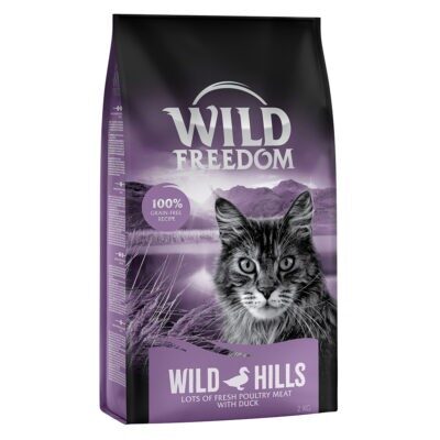 Wild Freedom gabomanetes macska szárazeledel gazdaságos csomag (3x2kg) -  Wild Hills - kacsa - Kisállat kiegészítők webáruház - állateledelek