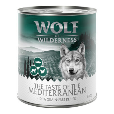 6x400g Wolf of Wilderness 'The Taste Of' nedves kutyatá- Mediterranean - Kisállat kiegészítők webáruház - állateledelek