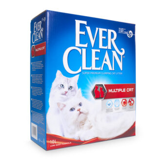 2x10l Ever Clean® Multiple Cat csomósodó macskaalom - Kisállat kiegészítők webáruház - állateledelek