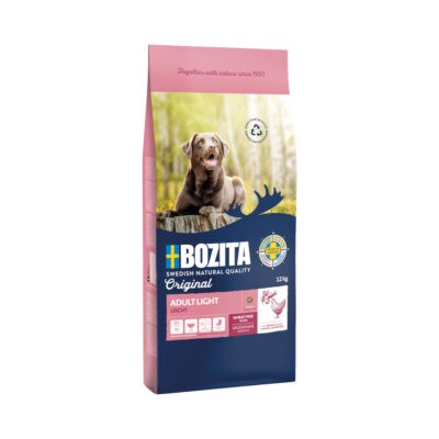 12kg Bozita Original Adult Light száraz kutyatáp - Kisállat kiegészítők webáruház - állateledelek
