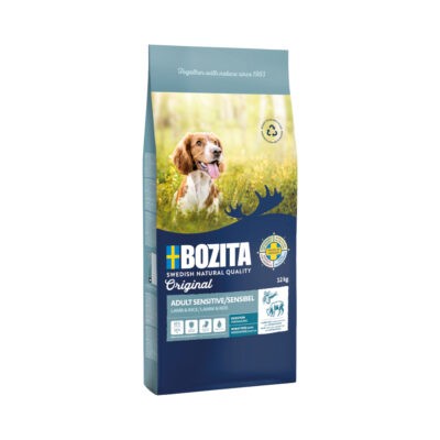 12kg Bozita Original Sensitive Digestion bárány száraz kutyatáp - Kisállat kiegészítők webáruház - állateledelek